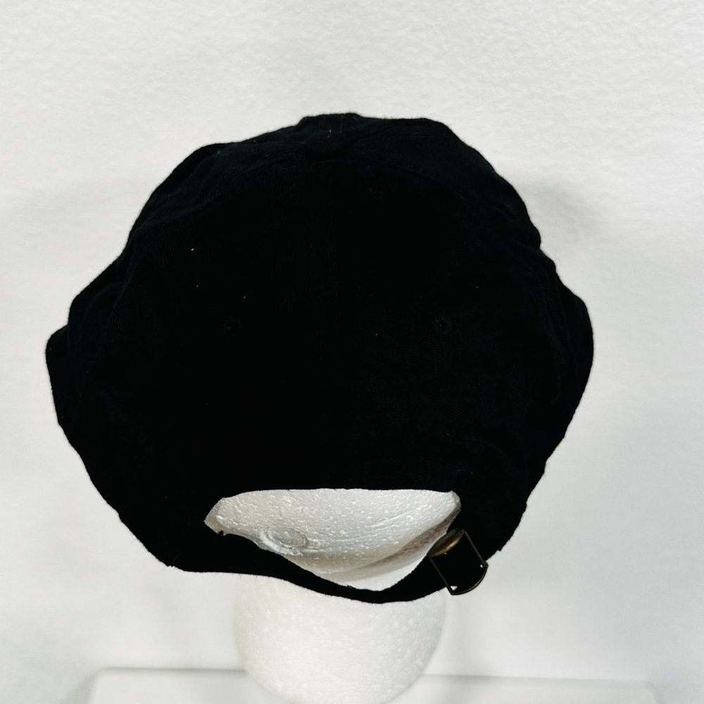Italia Baseball Cap Trucker Hat Bamboo Lightweight Black Embroidered One Size OS - Picture 9 of 9